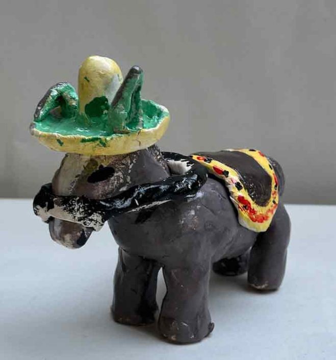 Elodie-Lynden-Bell-Age-13yrs-Clay-Donkey.-jpg