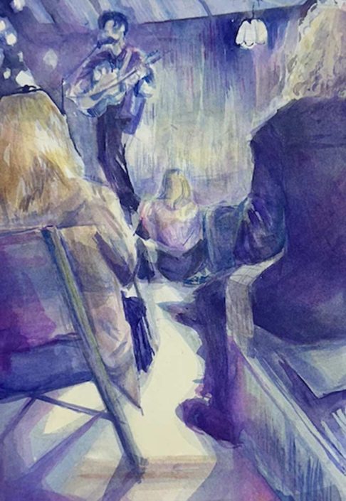 Stephanie-Davies-Performers,-Watercolour